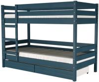 Фото nedorogie-krovati кровать 2-х ярусная джуниор (см 90х200) с основаниями под матрасы производитель Браво-мебель