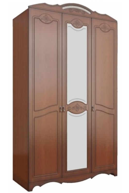 Фото Шкаф Лотос лакированный ШР-3 (133) трехдверный от производителя Браво-мебель в Крыму по цене 42 390 ₽