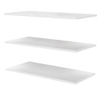 Комплект полок Грация (ЛДСП) на шкаф с витриной 2 дв. (белый  (Браво-мебель) ) в Крыму от производителя 