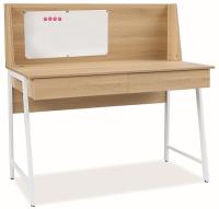 Стол компьютерный Signal B 195 (металл, мдф-дуб,  белый (Signal) ) в Крыму от производителя 