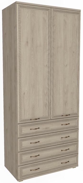 Фото Шкаф Карина ШК-1006 (90) двухдверный от производителя Лером в Крыму по цене 41&nbsp;620 ₽