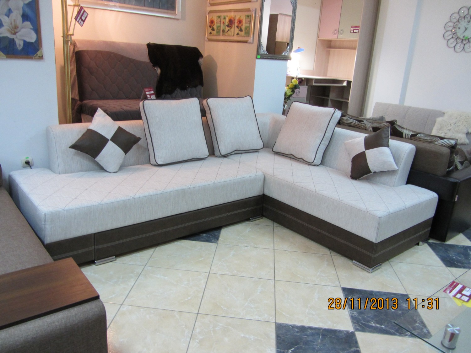 Фото Диван угловой Мадрид Г-образный от производителя Дюарт в Крыму по цене 97 220 ₽