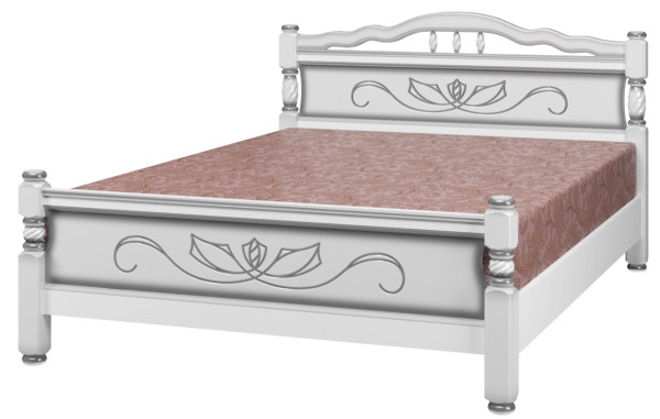 Фото Кровать односпальная Карина-5 (СМ 120х200) без основания с универсальными царгами от производителя Браво-мебель в Крыму по цене 16&nbsp;840 ₽