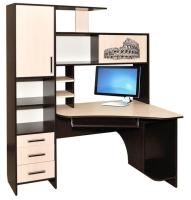 Стол компьютерный КЛ-6.0 (правый) (лдсп, лдсп-венге,  венге, дуб молочный (Росток) ) в Крыму от производителя 