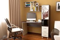 Фото stoly-kompyuternye стол компьютерный гимназист(м) (с полкой) производитель ТриЯ