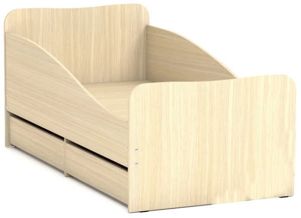 Фото Кровать односпальная детская К-15 (СМ 80х160) комплектуется настилом от производителя Ромис в Крыму по цене 11 720 ₽