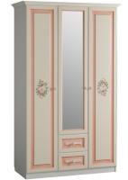 Шкаф Алиса (129) трехдверный с ящиками  (дуб саттер, крем,(Мебельсон)) в Крыму от производителя 