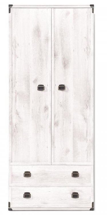 Фото Шкаф Индиана JSZFN2D2S (80) двухдверный (с полками) от производителя Black Red White (БРВ) в Крыму по цене 28&nbsp;400 ₽