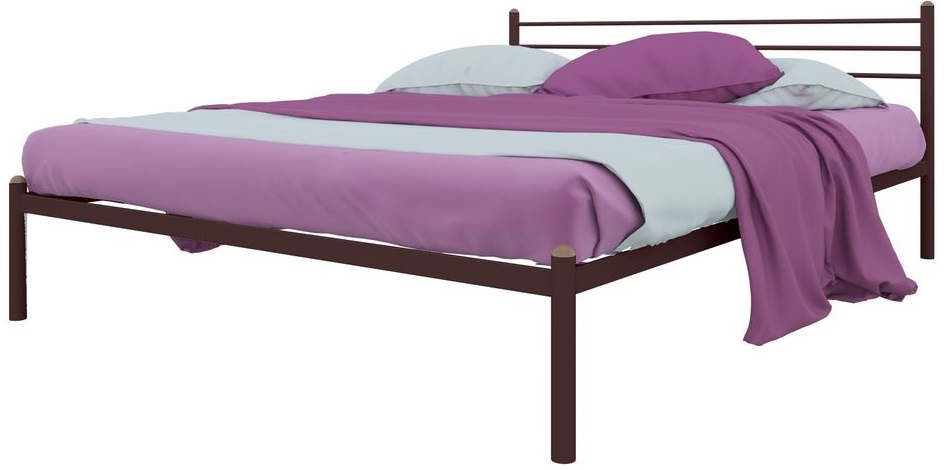 Фото Кровать двуспальная Милана (СМ 180х200) трубка металл от производителя Милсон в Крыму по цене 13 540 ₽