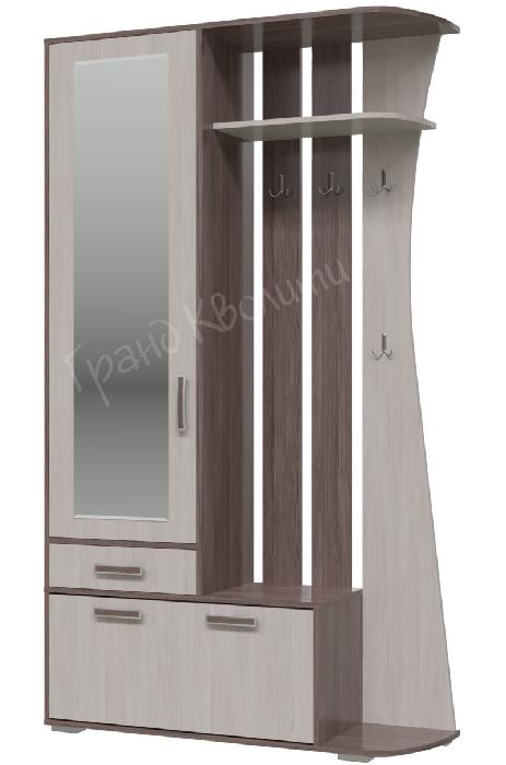 Прихожая Мокко (Цвет корпуса:бодега темный, цвет фасада:бодега светлый (Гранд Кволити) )
