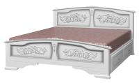 Фото krovati-s-vydvizhnymi-yashchikami кровать двуспальная елена (см 160х200) с выдвижными ящиками, без основания с универсальными царгами производитель Браво-мебель