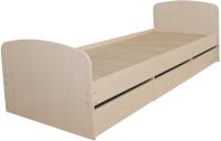 Фото krovati-detski кровать односпальная к-9 (см 90х200) комплектуется настилом производитель Ромис