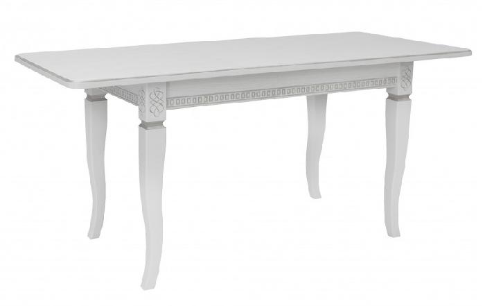 Стол обеденный Leset Дакота 1Р (№4 массив дерева, мдф шпон-слоновая кость патина золото,  слоновая кость патина золото (Импэкс) )