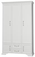 Шкаф Грация ШР-3 (133) без зеркал трехдверный (белый, белый ,(Браво-мебель)) в Крыму от производителя 