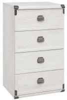 Фото mebel-dlya-gostinits комод индиана jkom4s/50 производитель Black Red White (БРВ)