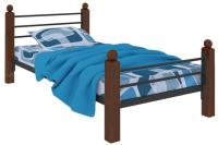 Кровать односпальная Милана Lux Plus (СМ 90х190) трубка металл в интернет магазине Планета Комфорта Фото derevyannye-krovati кровать односпальная милана lux plus (см 90х190) трубка металл производитель Милсон