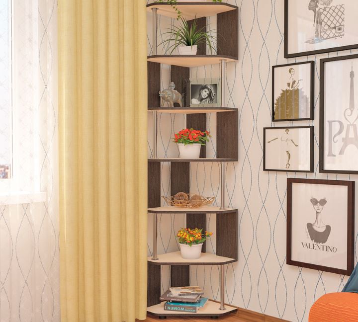 Фото Стеллаж угловой СПУ-3  от производителя Пирамида в Крыму по цене 4 800 ₽