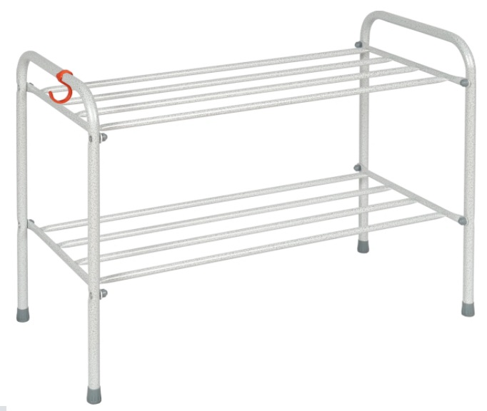 Фото Подставка для обуви 2-х полочная 80 от производителя Завод металлических изделий в Крыму по цене 1 280 ₽
