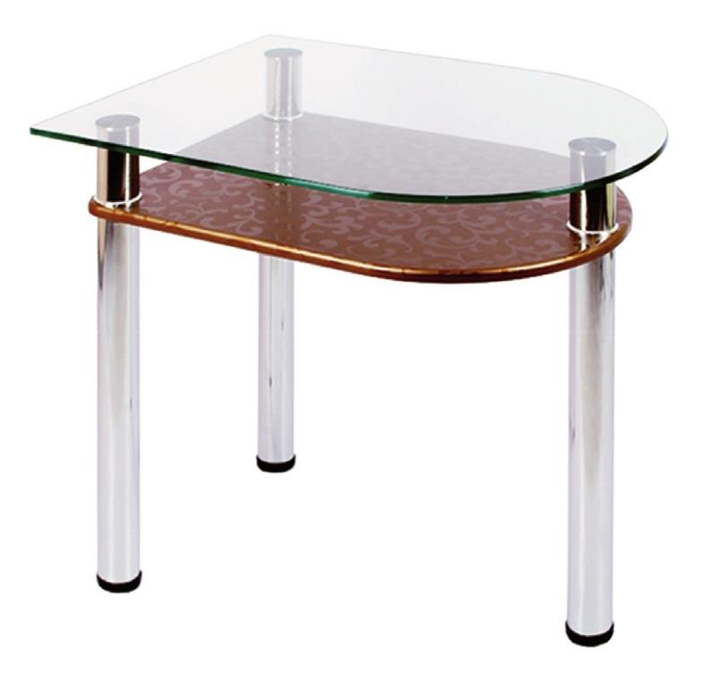 Фото Стол обеденный 4.4 с полкой  от производителя Мебель из стекла в Крыму по цене 4 270 ₽