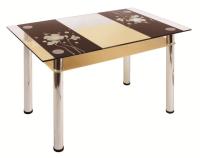 Фото stoly-obedennye-neraskladnye стол обеденный 3.7 с полкой  производитель Мебель из стекла