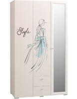 Фото raspashnoy-shkaf шкаф гламур (120) трехдверный  производитель Мебельсон
