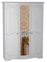 Шкаф Ольга-12 ЛДСП (155) трехдверный (ясень анкор светлый, ясень анкор светлый,(Фант-мебель)) в Крыму от производителя 