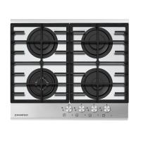 Варочная поверхность газовая 4-х комф. MGHG 64 22 (590х520) (Материал Металл/Стекло , Цвет Маталлик/Черный) в Крыму от производителя 