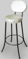 Стул барный Люкс  ( Обивка стула:кожзам , мусс светлый, в ассортименте, круглое (Модуль) ) в Крыму от производителя 