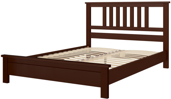 Фото Кровать двуспальная Лаура (СМ 140х200) без основания с универсальными царгами от производителя Браво-мебель в Крыму по цене 18 430 ₽