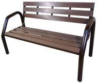 Фото lavochki скамья дуэт (1264х640хh813) производитель Металл-Конструкция